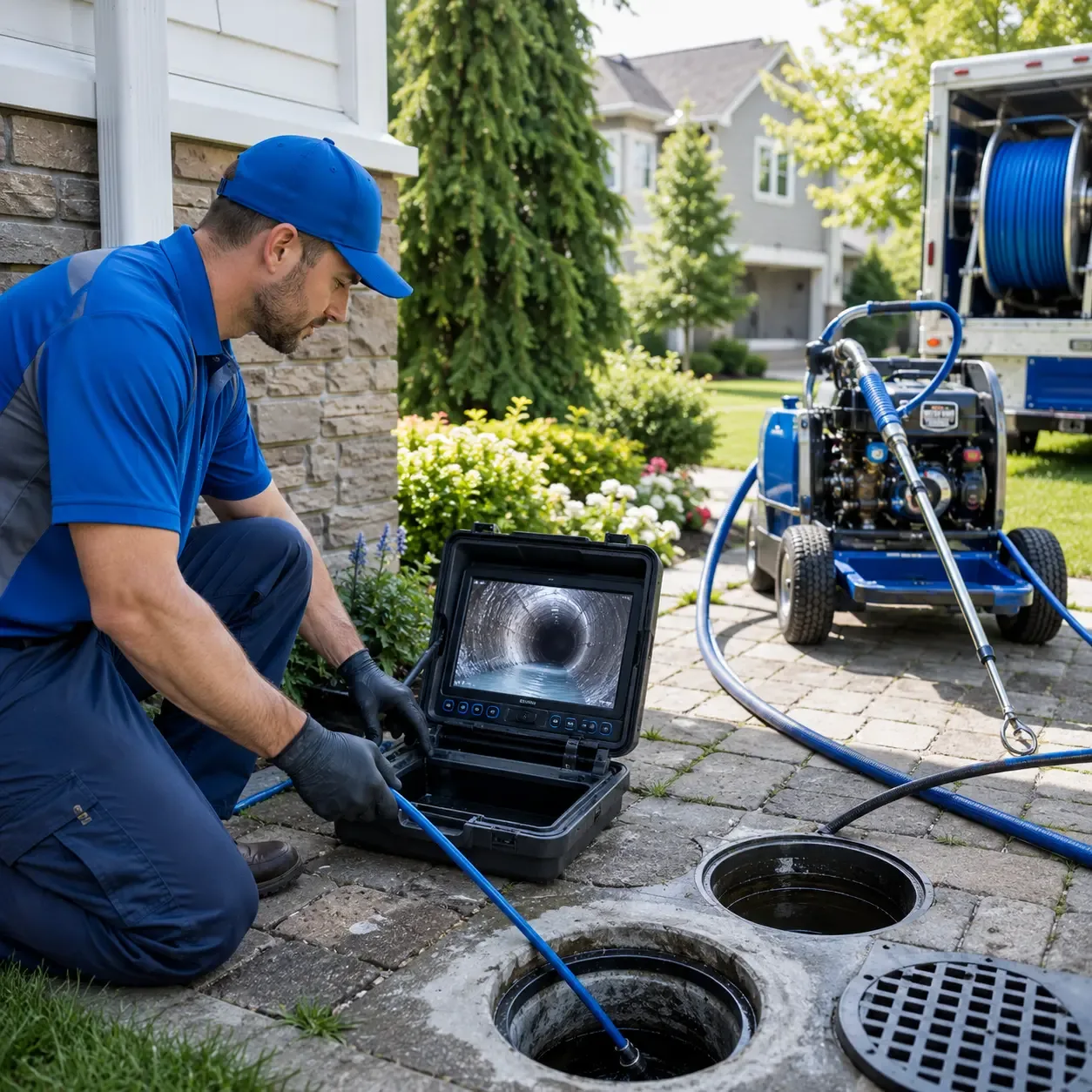 Outdoor drain cleaning professionals serving Cherry Plain, NY